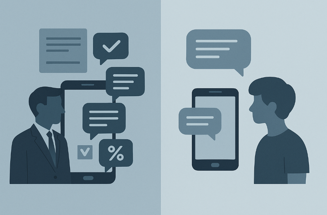 Business Text Messaging vs. Personal Text Messaging: What Sets Them Apart?