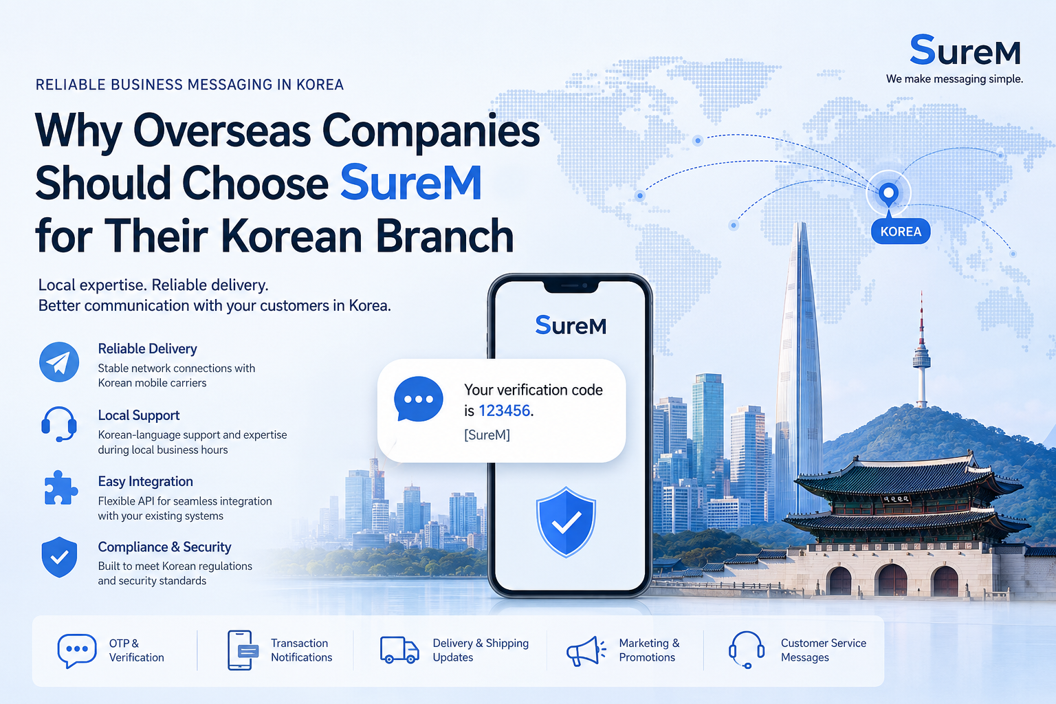 Why Overseas Companies Should Choose SureM for Business Messaging in Korea