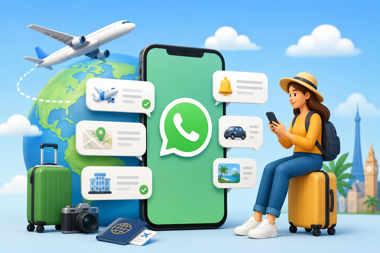 How Travel Companies Can Use WhatsApp to Support International Travelers