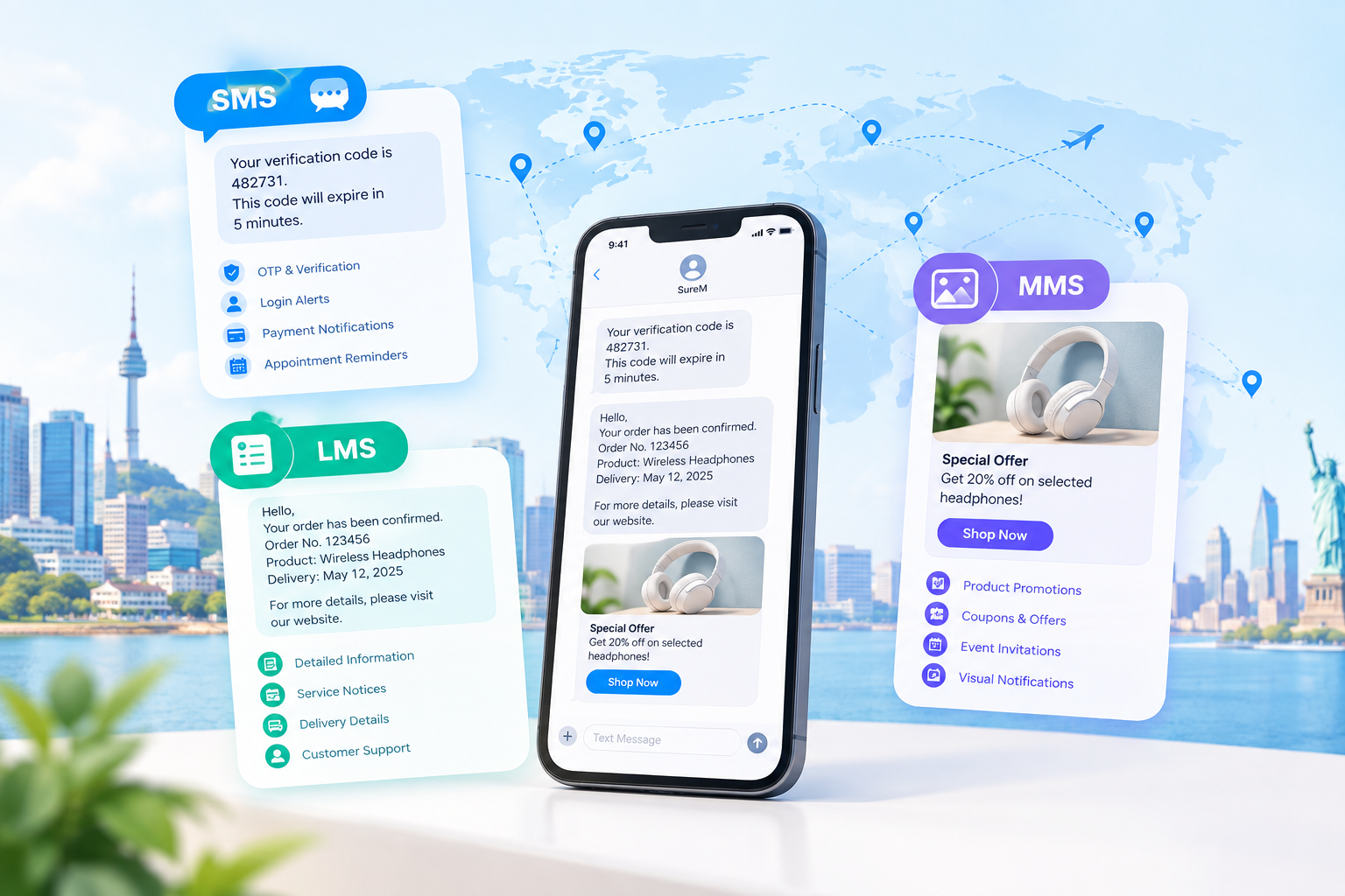 How Businesses Can Use SMS, LMS, and MMS for Different Customer Communications