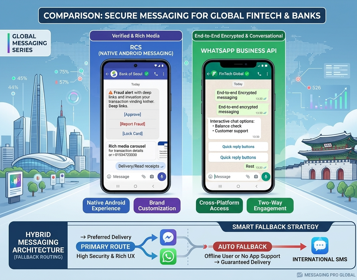 RCS vs. WhatsApp: How Global Banks and Fintechs Are Enhancing Fraud Prevention & Customer Trust